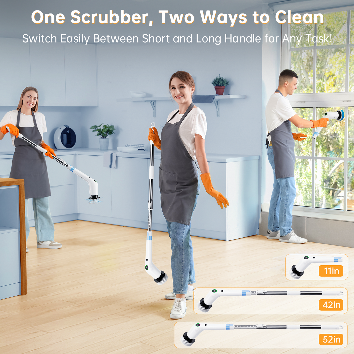PUFTEM Electric Spin Scrubber