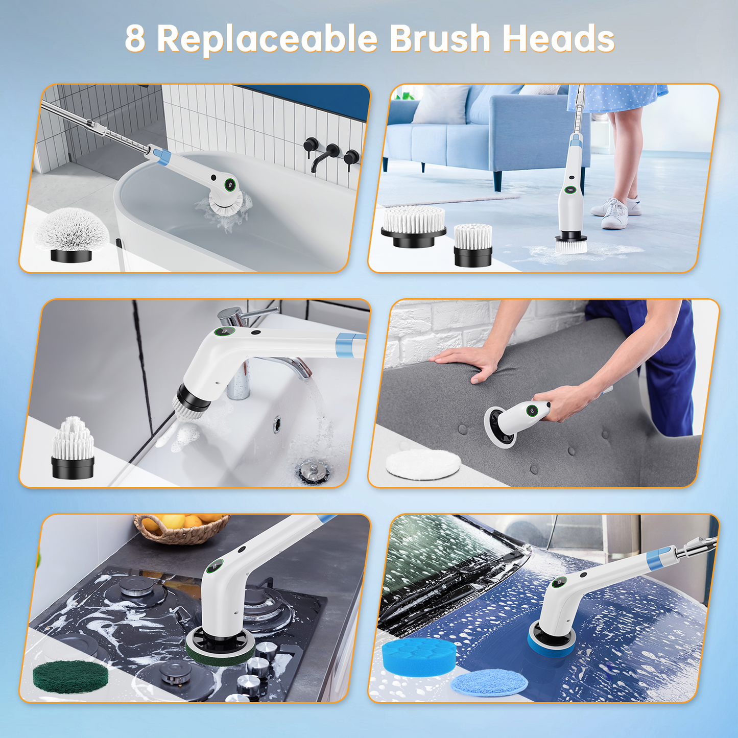 PUFTEM Electric Spin Scrubber